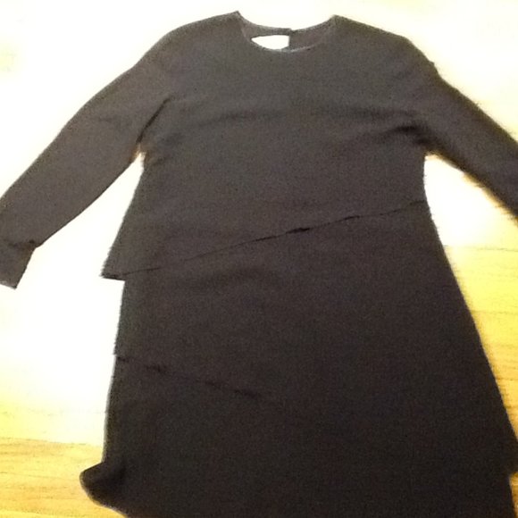 Jones New York Dress Deep Plus Chiffon Tiered Dres - Picture 7 of 7